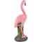 25.5" Pink Standing Flamingo Outdoor Garden Statue